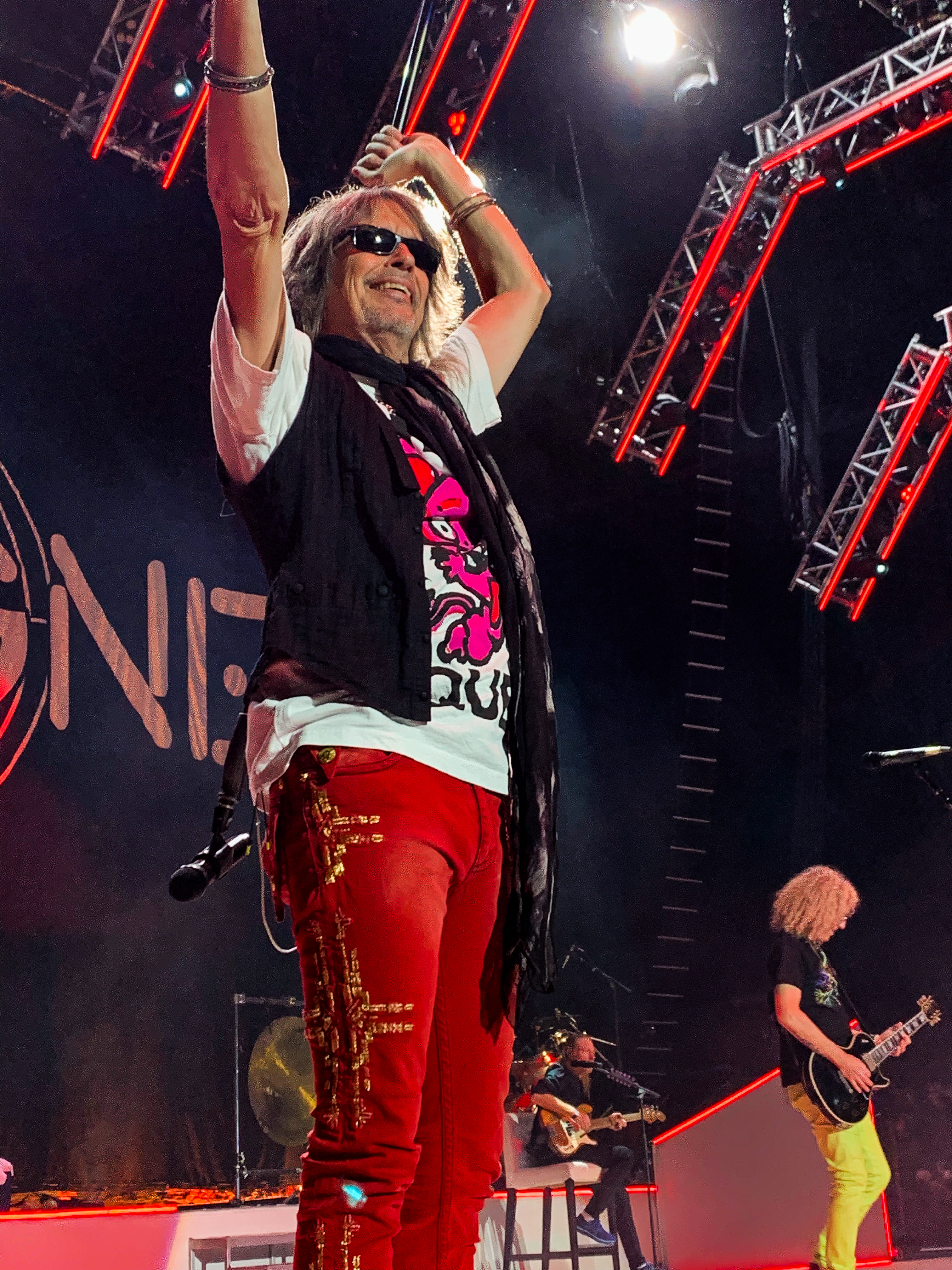 Foreigner performing live