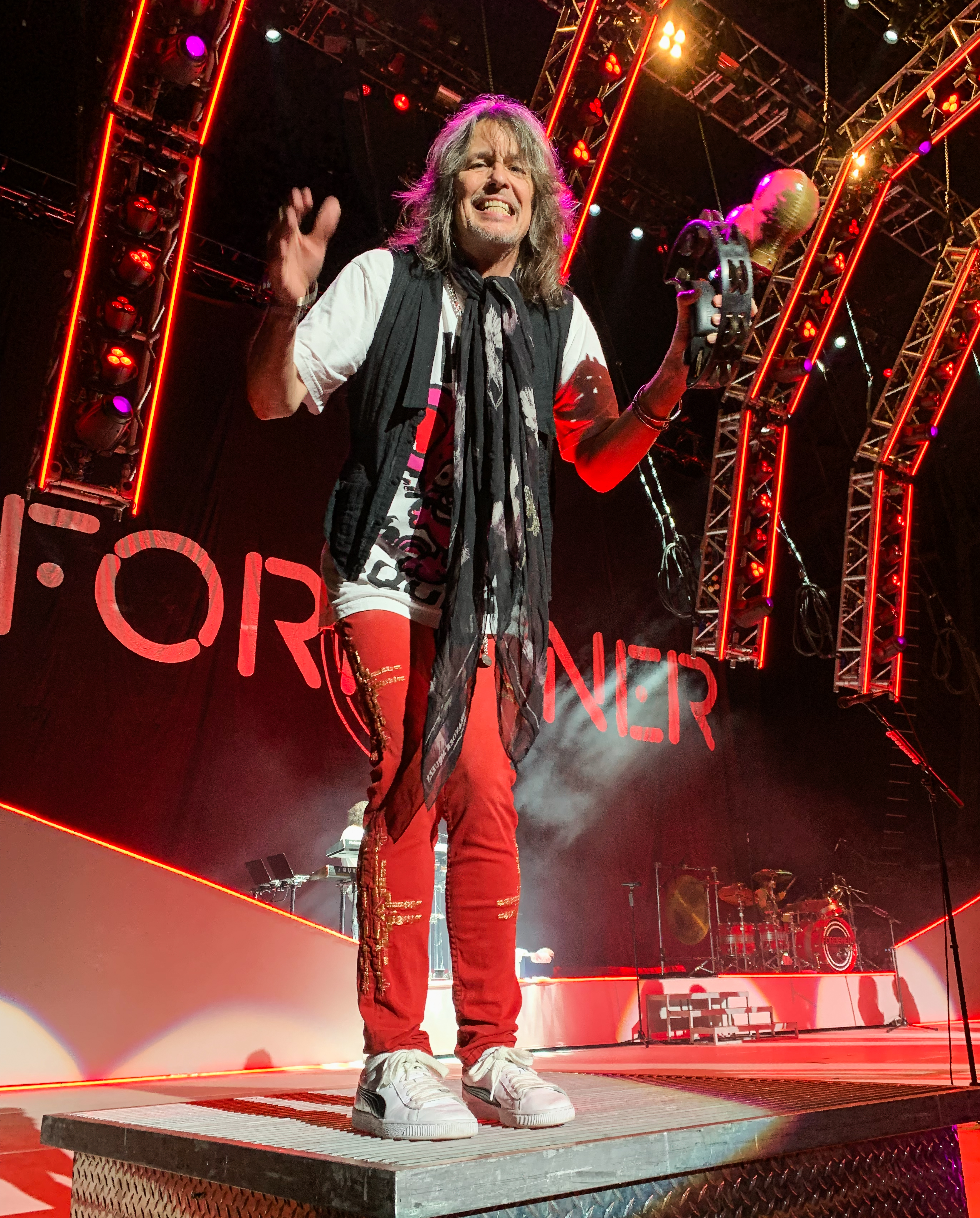 Foreigner performing